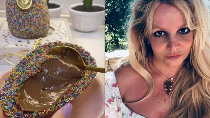 Britney Spears compartilha ovo de Páscoa feito por confeitaria de Rondônia - Foto: Reprodução / Instagram