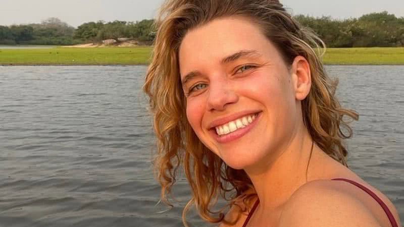 Bruna Linzmeyer celebra sua estreia em 'Pantanal' e recorda cliques nos bastidores da novela - Foto/Instagram