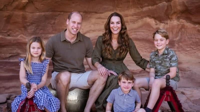 Os filhos do Príncipe William e Kate Middleton perguntaram sobre a guerra na Ucrânia para seus pais - Reprodução: Instagram