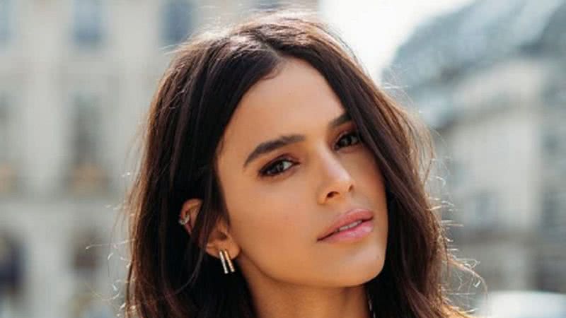 Bruna Marquezine chama atenção no palco do 'Domingão' - (Reprodução/Instagram)