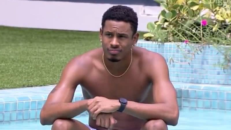 BBB 22: Paulo André chora após discussão com Pedro Scooby - (Divulgação/TV Globo)