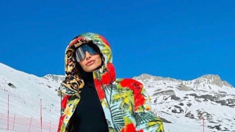 Sabrina Sato curtiu férias em família nos alpes franceses - Reprodução: Instagram