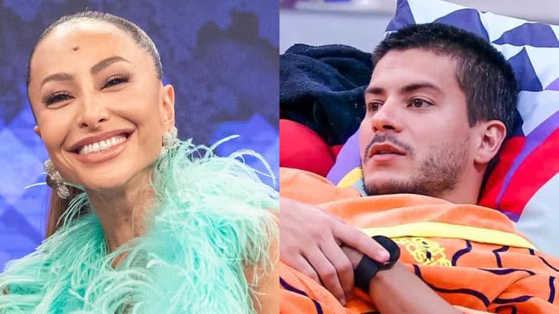 Apresentadora Sabrina Sato faz piada com traições de Arthur Aguiar, do BBB 22 - Reprodução/Globo