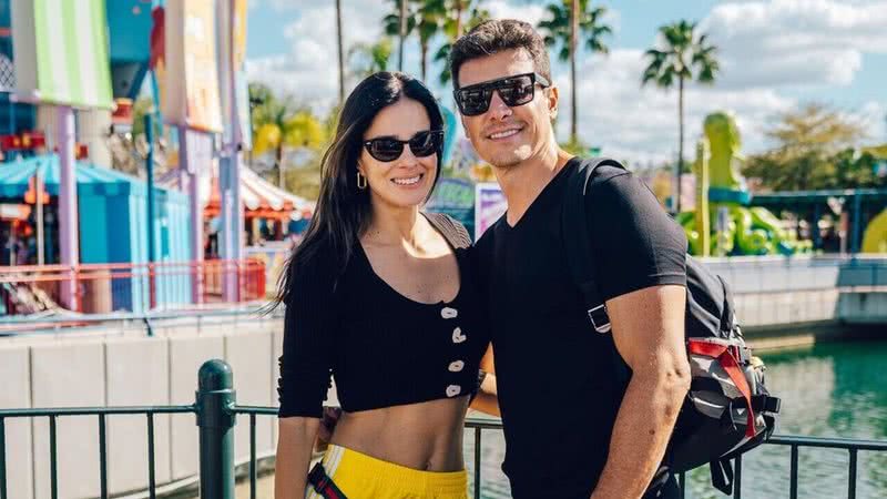 Vera Viel e Rodrigo Faro na Disney - Reprodução/Instagram