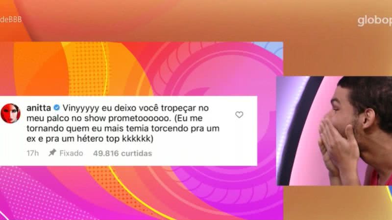 Fora do BBB 22, Vyni fica surpreso com número de seguidores - Reprodução/Globo