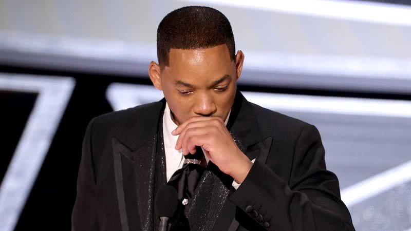 Will Smith se desculpou pelo tapa durante seu discurso ao receber o Oscar de Melhor Ator no último dia 27 - Foto: Getty Images