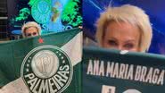 Ana Maria Braga comemora mais um título do Palmeiras no Campeonato Brasileiro - Reprodução/Instagram