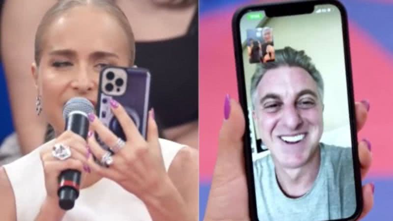 Angélica fala com Luciano Huck no 'Altas Horas' - Foto: reprodução/Globo