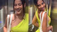 Bella Campos surpreende web e o namorado ao exibir curvas em look verde - Reprodução/Instagram