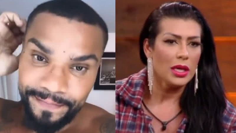 Naldo Benny fica chateado com comportamento de Moranguinho dentro de 'A Fazenda' - Foto: Reprodução / Divulgação