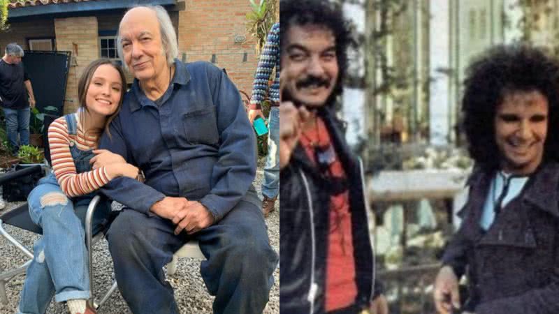 Erasmo Carlos começou sua carreira no cinema em 1958 ao lado de Roberto Carlos e seu último trabalho como ator foi em 2020 em filme com Larissa Manoela - Reprodução: Instagram