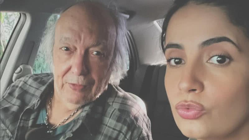 Fernanda Esteves, viúva do cantor Erasmo Carlos, fala sobre sua última interação com o artista, que faleceu na última terça-feira, 22 - Foto: Reprodução / Instagram