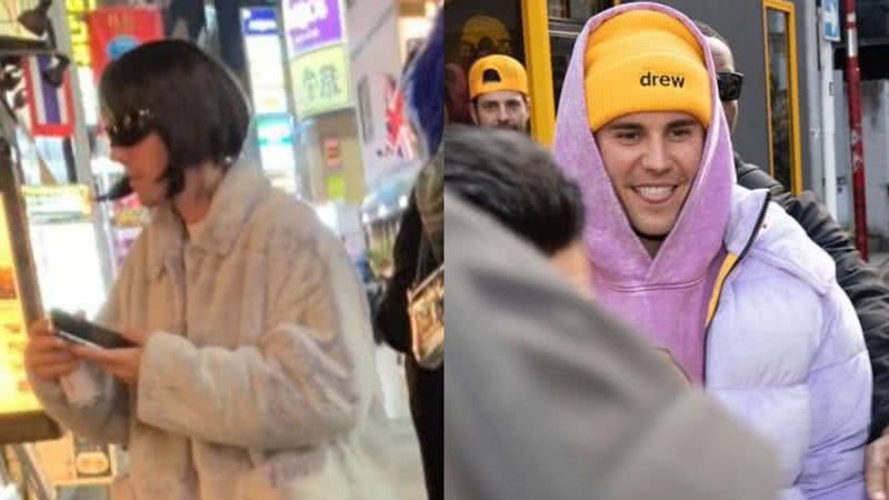 Justin Bieber é flagrado andando disfarçado pelas ruas de Tóquio - Foto: reprodução/Instagram