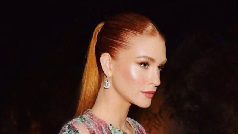 Marina Ruy Barbosa surgiu com luxuoso vestido brilhante - Reprodução: Instagram/Foto: Gonçalo Silva