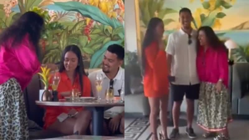 Regina Casé se emociona com pedido de casamento em restaurante - Reprodução/Instagram