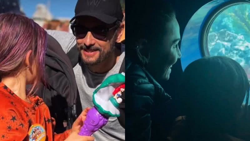 Rodrigo Santoro e Mel Fronckowiak levam a filha pela primeira vez à Disney - Reprodução/Instagram