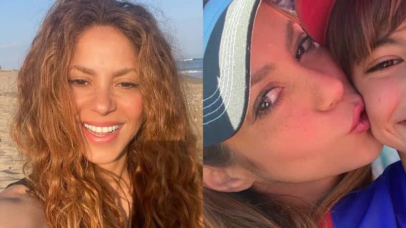 Shakira parabeniza o filho por vice-campeonato de futebol na Espanha - Reprodução/Instagram