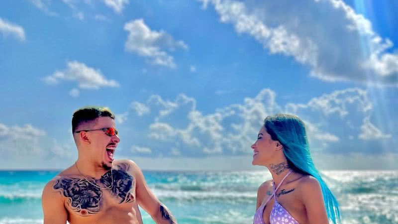 Tati Zaqui e Thomaz Costa estão em Cancún - Foto: reprodução/Instagram