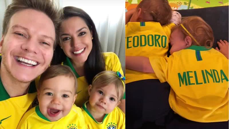 Thais Fersoza compartilha tbt fofo do filhos durante a Copa - Foto: Reprodução/Instagram