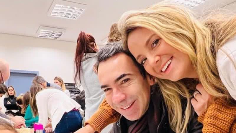 Apresentadora Ticiane Pinheiro, da Record, é casada com o jornalista Cesar Tralli, da Rede Globo - Foto: Reprodução / Instagram