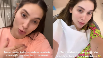 Virginia relata novo episódio de crise de dor de cabeça - Foto: Reprodução/Instagram