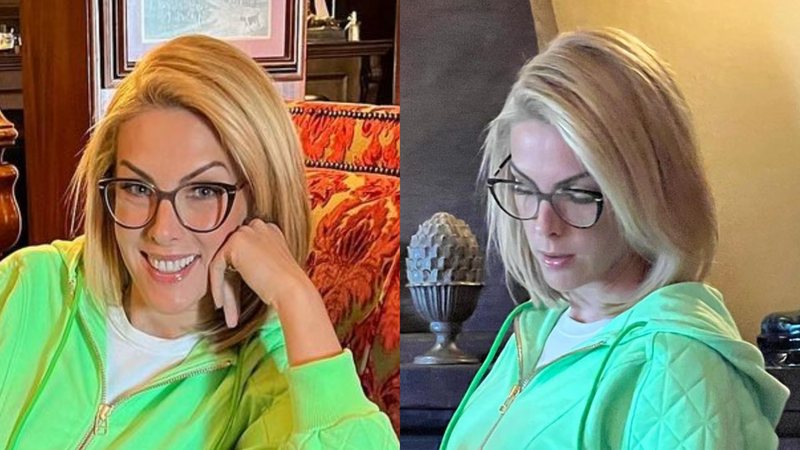 Ana Hickmann encanta ao posar com conjuntinho verde - Reprodução/Instagram