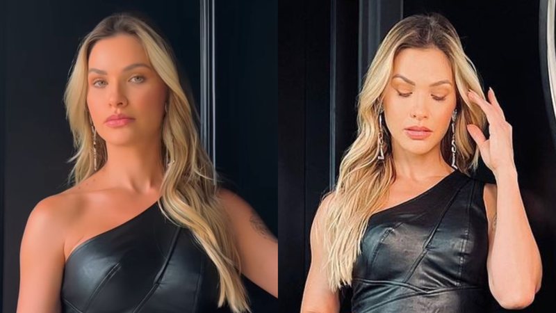 Andressa Suita elege vestido preto curtinho e encanta - Reprodução/Instagram