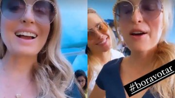 Angélica e Carolina Dieckmann ficam uma hora na fila para votar - Reprodução/Instagram