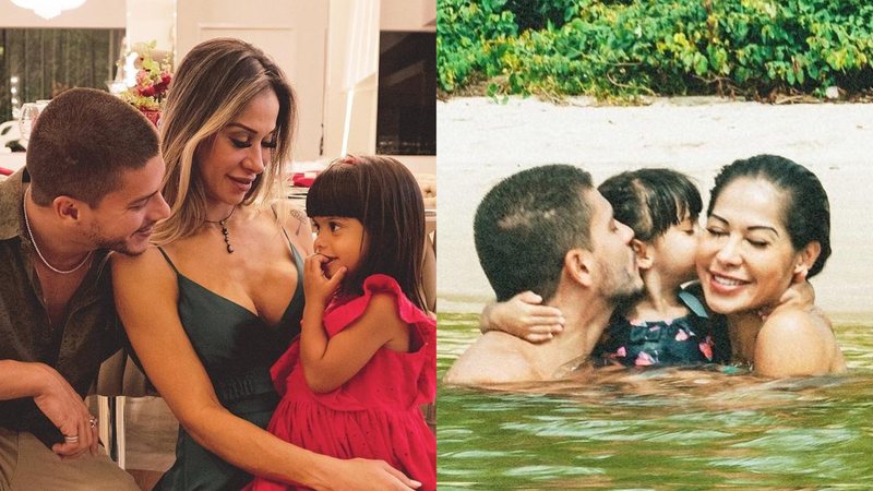 Arthur Aguiar posta fotos com a família após separação de Maira Cardi - Reprodução/Instagram