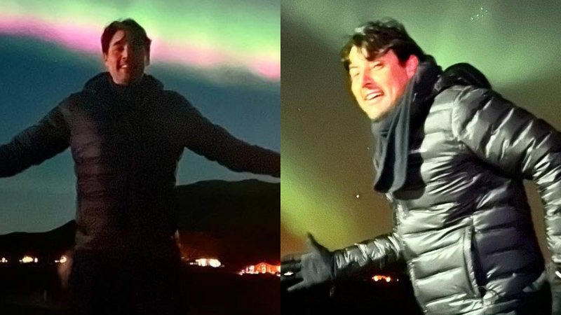 Bruno De Luca viaja atrás de Aurora Boreal - Reprodução/Instagram