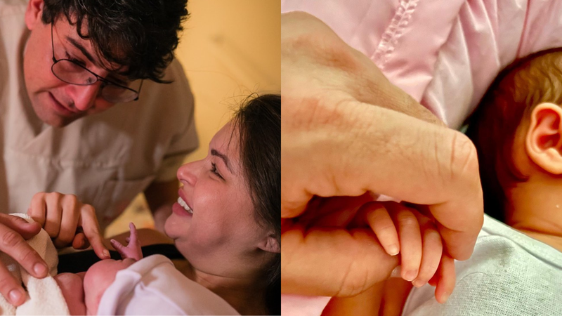 Bruno De Luca divulga foto de sua filha recém-nascida e emociona seguidores - Foto: Reprodução/ Instagram