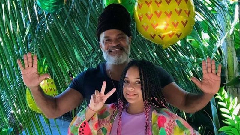 Carlinhos Brown comemora aniversário da filha, Leila - Reprodução/Instagram