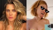 De biquíni dourado, Carolina Dieckmann mostra entradinha em foto no espelho - Reprodução/Instagram