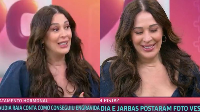 Claudia Raia revela que terá um menino - Reprodução/TV Globo