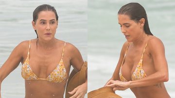 Deborah Secco na praia - AgNews / Dilson Silva