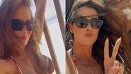 De biquíni fininho, Deborah Secco aproveita férias com a família - Reprodução/Instagram