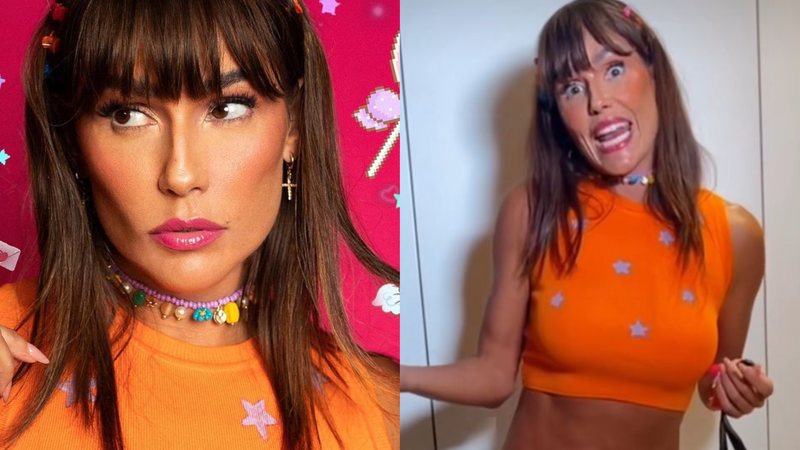 Atriz Deborah Secco encarna Darlene, de 'Celebridade', para festa - Reprodução/Instagram