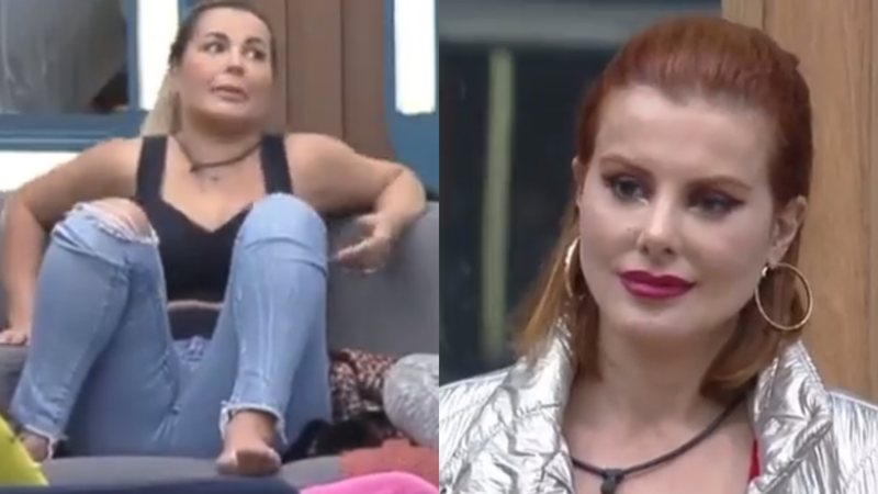 Enquanto aguardavam início das dinâmicas, Deolane e Deborah começam a se atacar e xingar - Foto: Reprodução / Twitter