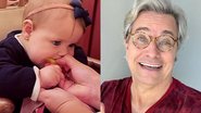 Edson Celulari mostra a filha comendo abacaxi - Reprodução/Instagram