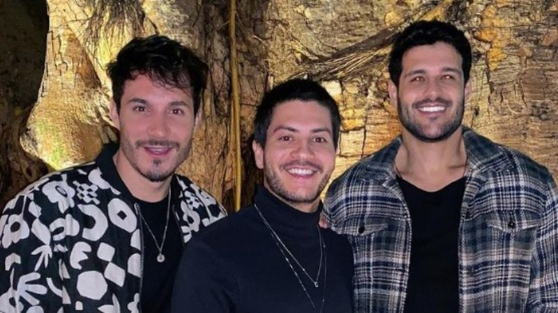 Rodrigo Mussi e Eliezer jantaram com Arthur Aguiar - Reprodução: Instagram