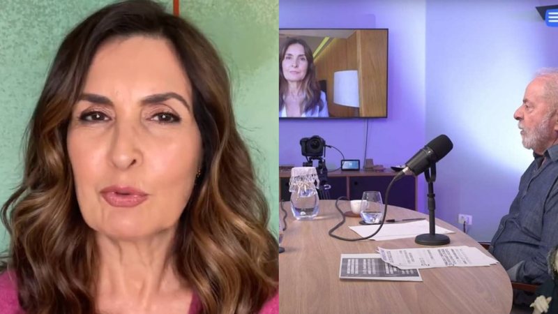 Fátima Bernardes faz pergunta ousada para Lula - Reprodução/Instagram