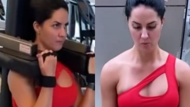 Com top decotado, Graciele Lacerda impressiona ao mostrar treino pesado: "Inspiração" - Reprodução/Instagram