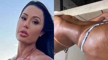 Gracyanne Barbosa exibe bumbum molhado em selfie ousada - Reprodução/Instagram