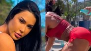 Gracyanne Barbosa chama a atenção com vídeo molhando o bumbum - Reprodução/Instagram