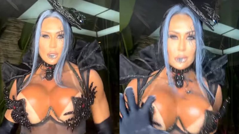 Gracyanne Barbosa choca com fantasia ousada de Halloween - Reprodução/Instagram