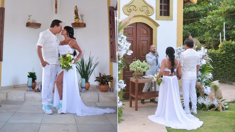 Gretchen e Esdras de Souza renovam os votos de casamento - Fotos: Pablo Roniere Fotografia