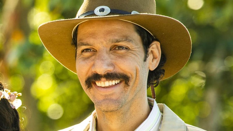 Guito, que faz o Tibério em Pantanal - Foto: Globo / João Miguel Junior