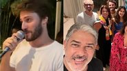 Hugo Bonemer mostra encontro com William Bonner e familiares - Reprodução/Instagram