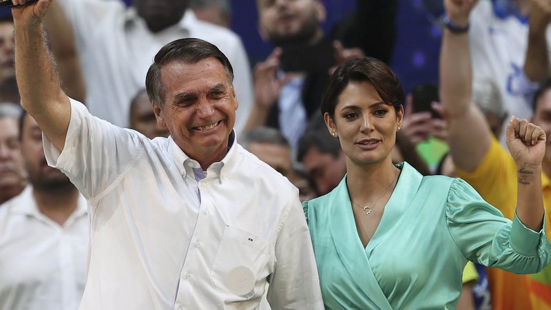 Jair Bolsonaro e Michelle Bolsonaro - Foto: Getty Images