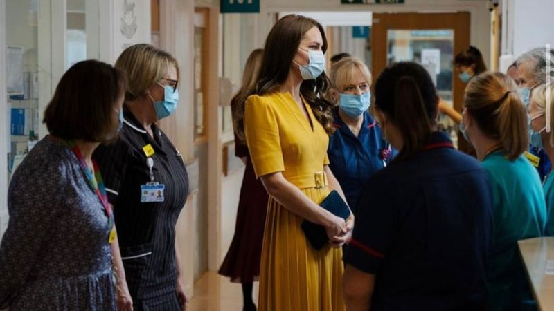 Kate Middleton fez visita a hospital focado na saúde mental de mães - Reprodução: Instagram